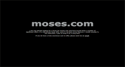 Desktop Screenshot of moses.com